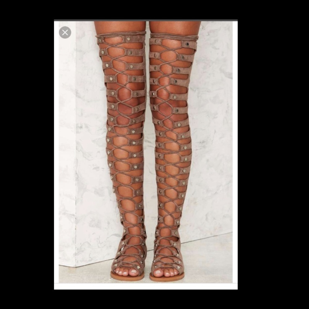 Super sexy  thigh high gladiator sandals